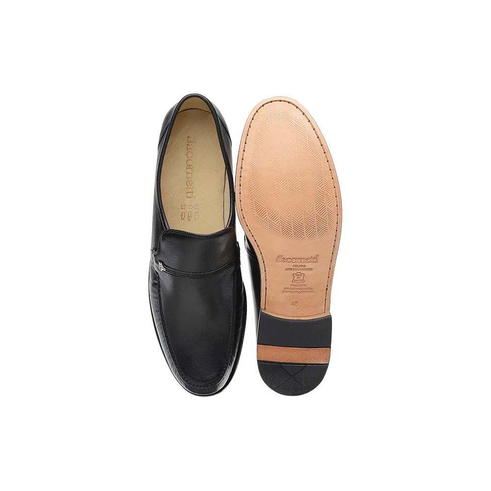 Tamanho Especial Clássico Mocassim Preto 001
