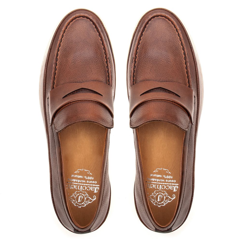 Sapato Casual Couro Chocolate