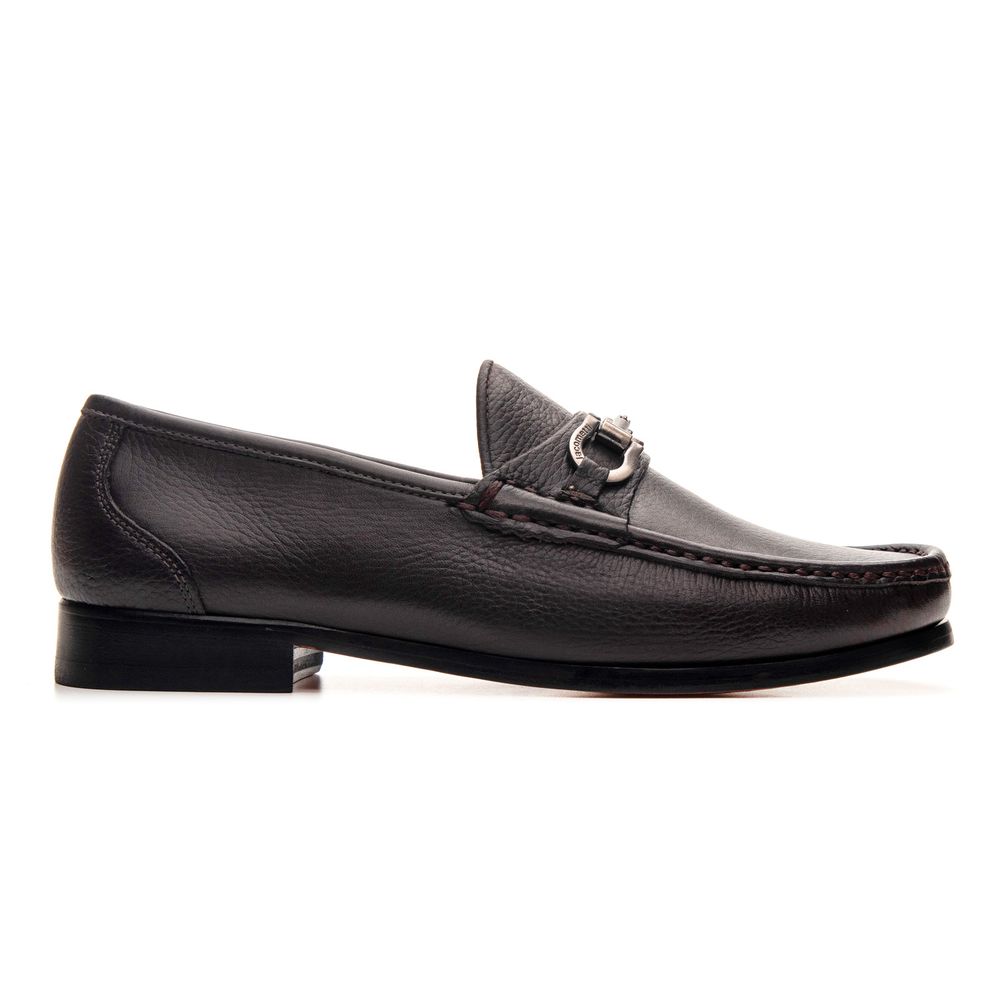 Mocassim Monaco Café Floater Solado De Couro