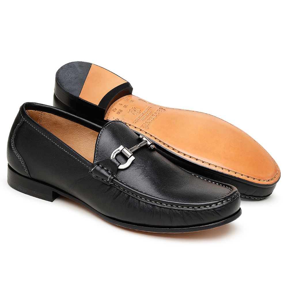 Mocassim Casual Calf Preto Gj01