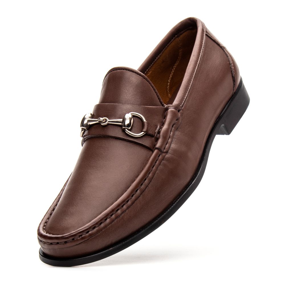 Mocassim Montalcino Capuccino Solado de Borracha