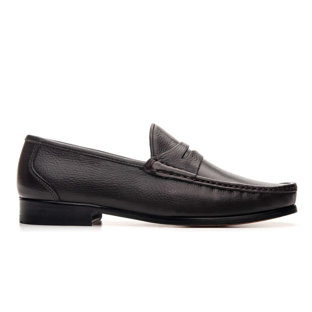 Mocassim Giacomo Café Floater Solado de Couro
