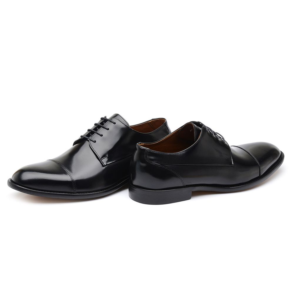 Derby Cap Toe Preto H05