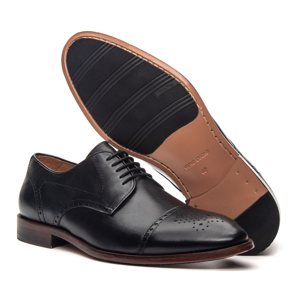 Sapato Derby Brogue Saverio Preto