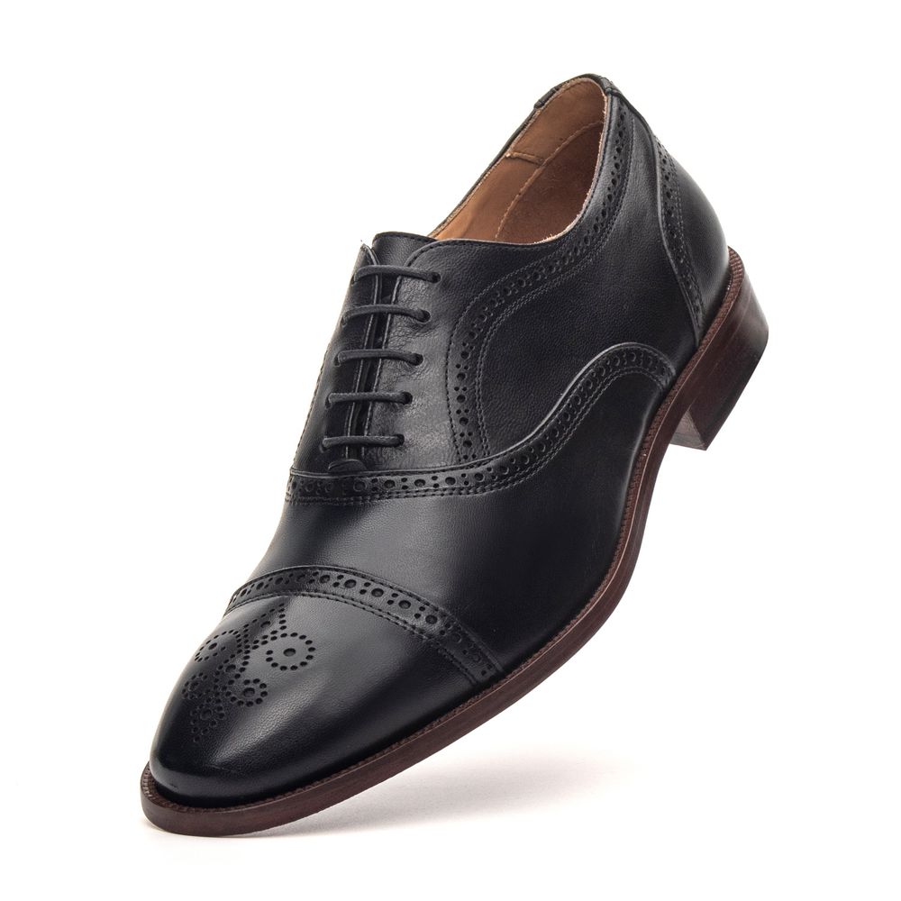 Sapato Oxford Brogue Salvatore Preto
