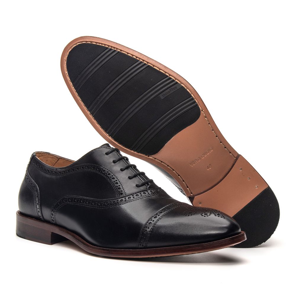 Sapato Oxford Brogue Salvatore Preto