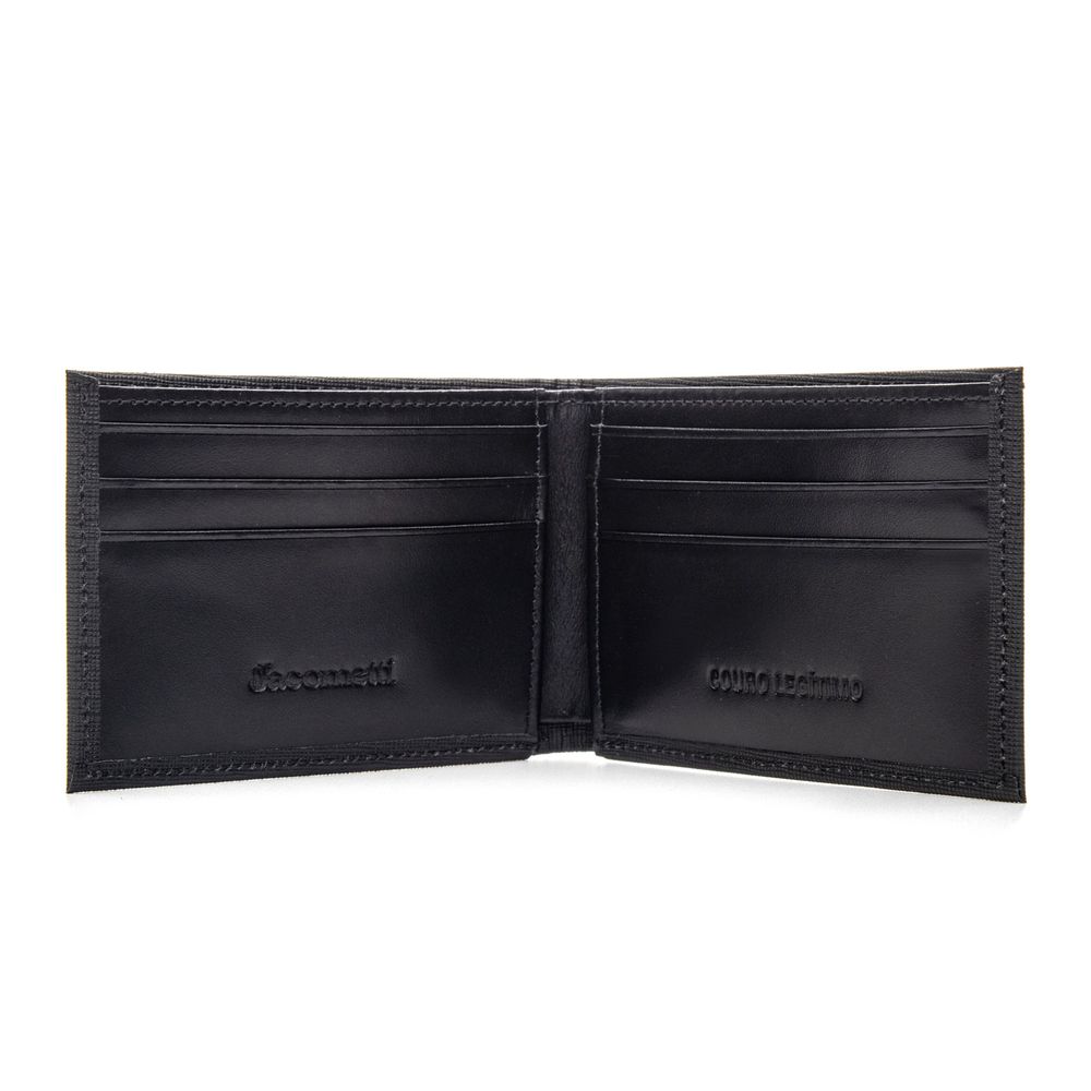 Carteira Masculina de Couro 2181 Preta