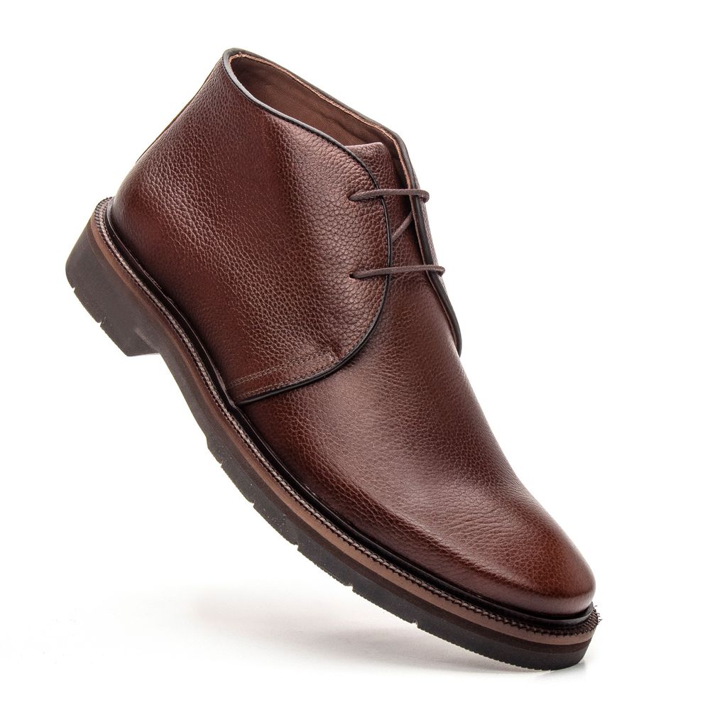 Bota Masculina Casual Tan HTR019