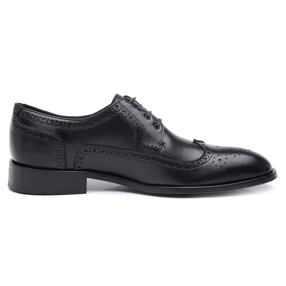 Derby Brogue Scatamacchia Preto LD05