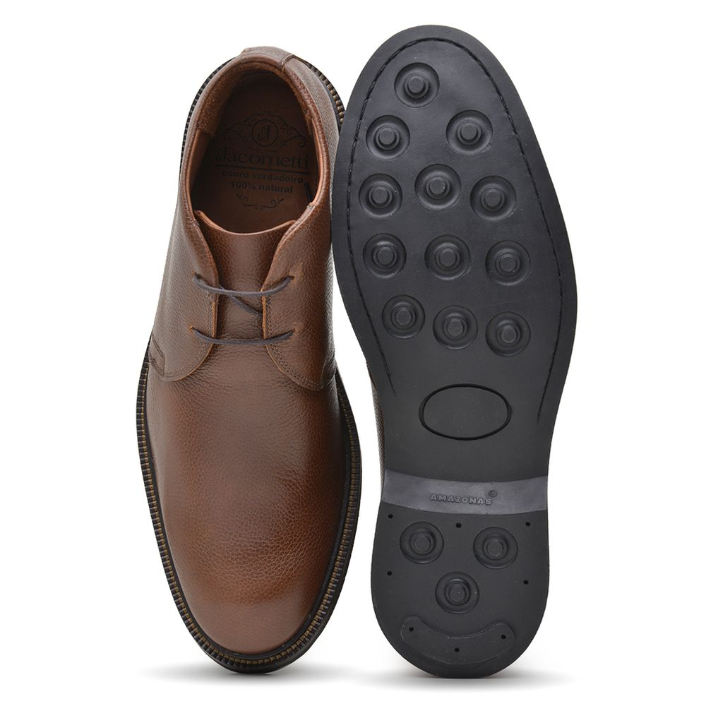 Bota Masculina Casual Tan LGN005