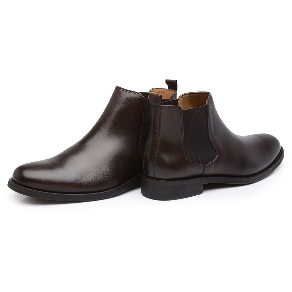 Bota Chelsea Masculina Moca Lvl002