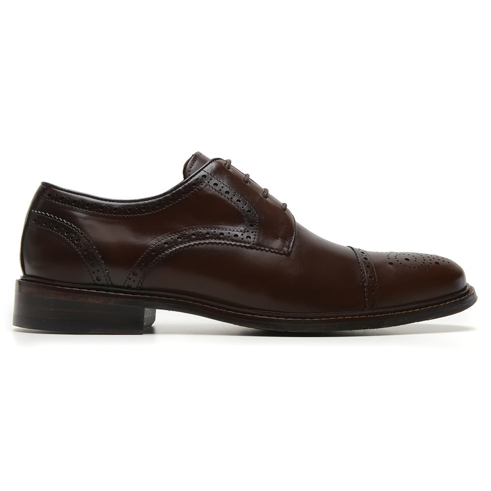 Sapato Derby Brogue Treviso Café