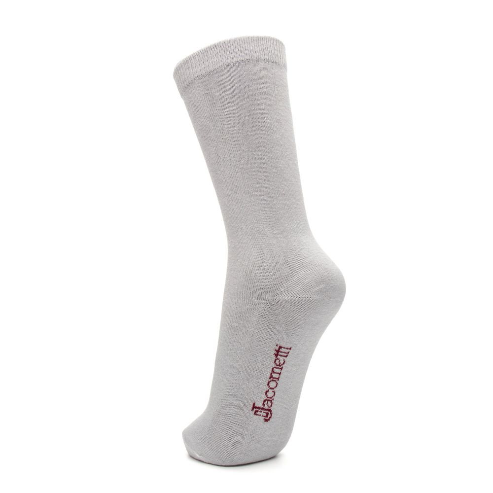 Meia de Algodão Cano Alto 3/4 Off White