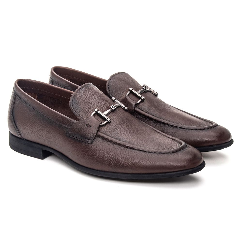 Mocassim Mantova Café Solado de Borracha