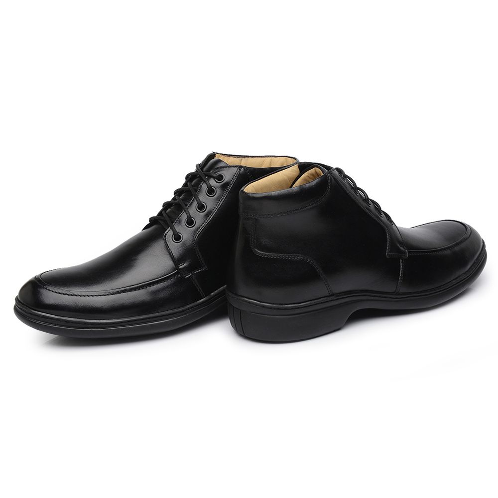 Bota Masculina Casual Long Time Preta SC03