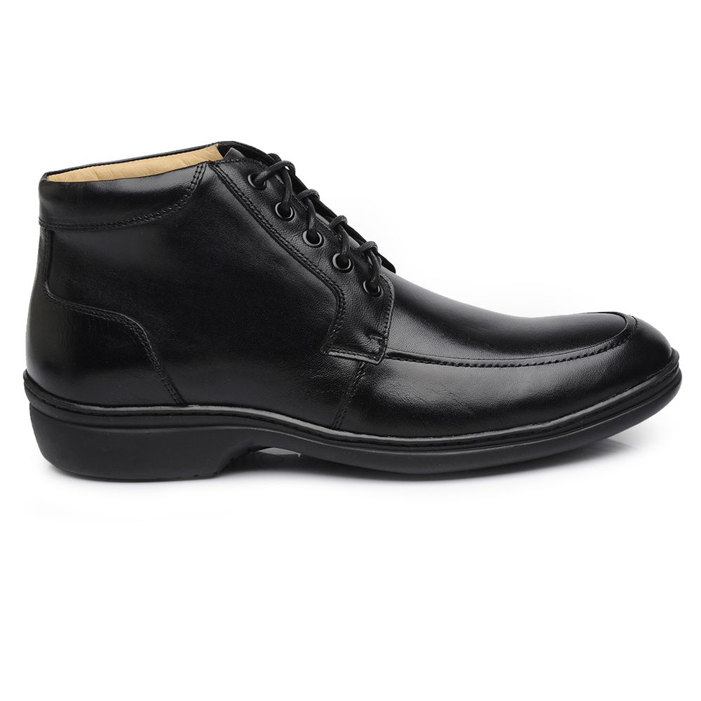 Bota Masculina Casual Long Time Preta SC03