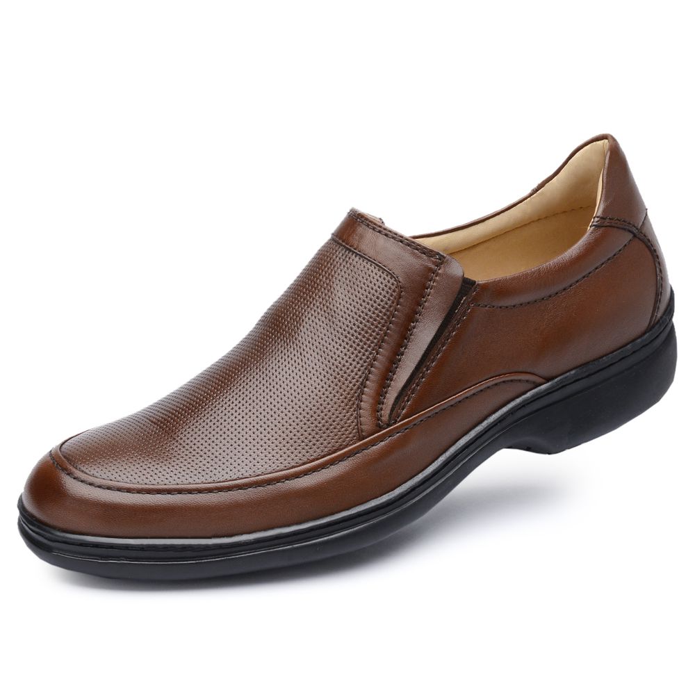Sapato Casual Masculino Long Time Bronze SC04