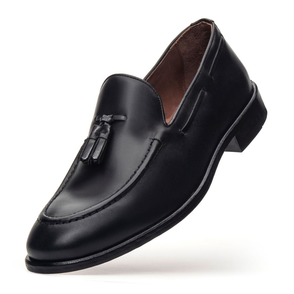 Mocassim Tassel Bergamo Preto 