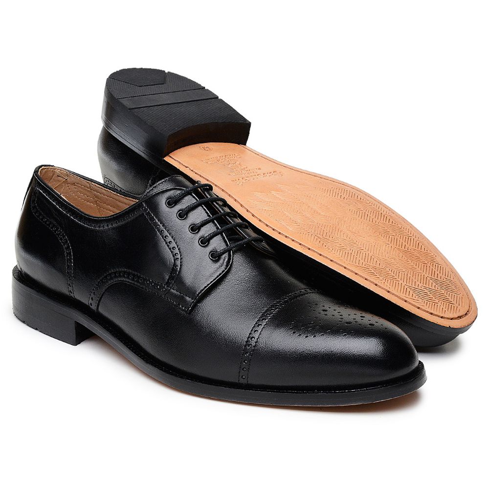 Tamanho Especial Sapato Scatamacchia Preto 301