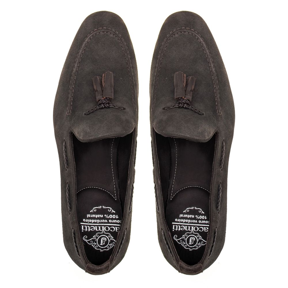 Mocassim Masculino Velour Café VLS004