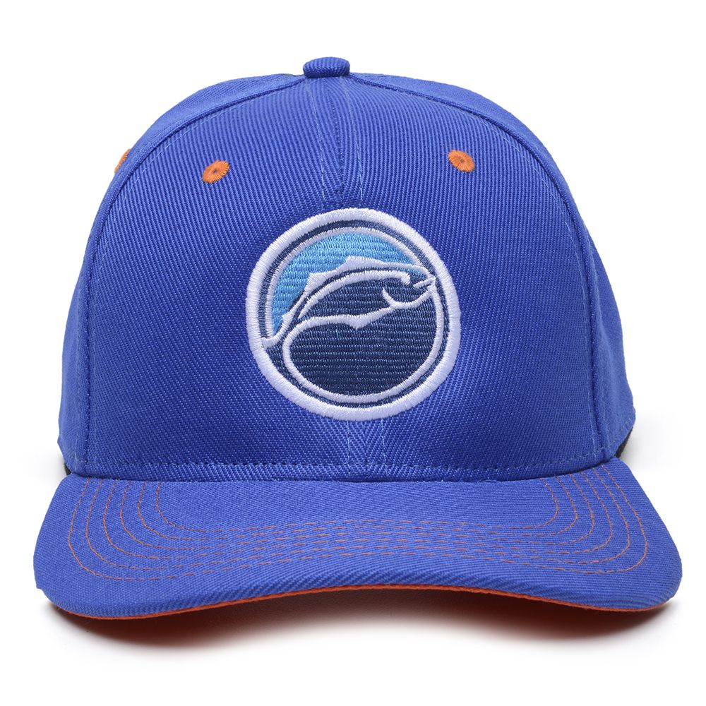 Boné Bordado Rancho do Matuto Premium Design Proteção Conforto - Azul/Laranja