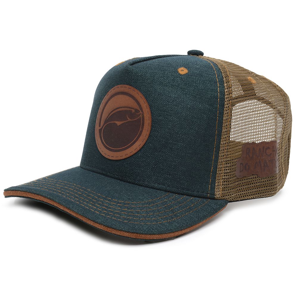 Boné Rancho do Matuto Patch Bordado Premium Tela R...