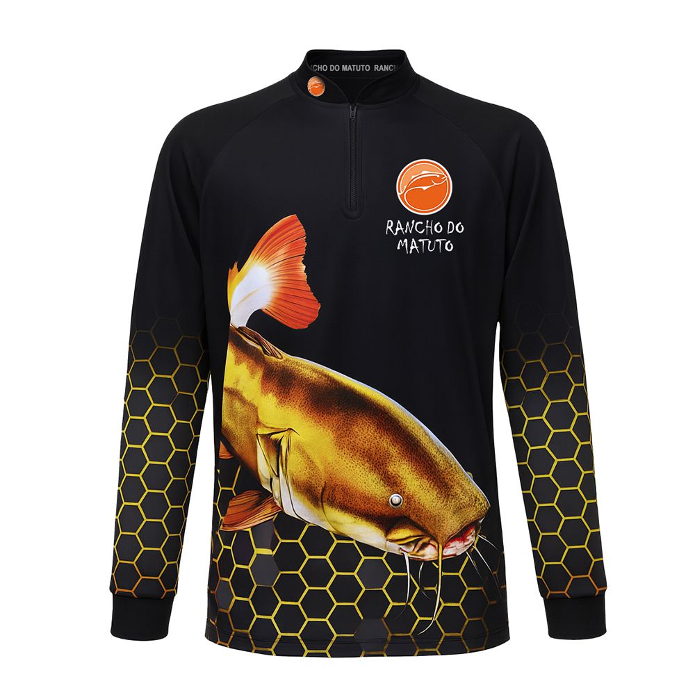 Camisa de Pesca Masculina Pirarara Rancho do Matut...