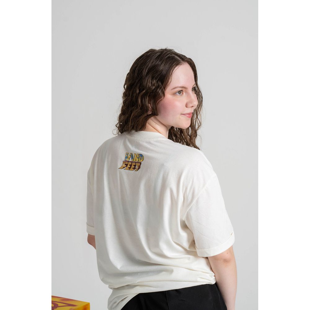 Camiseta Estampada Landfeet Rampas Branca