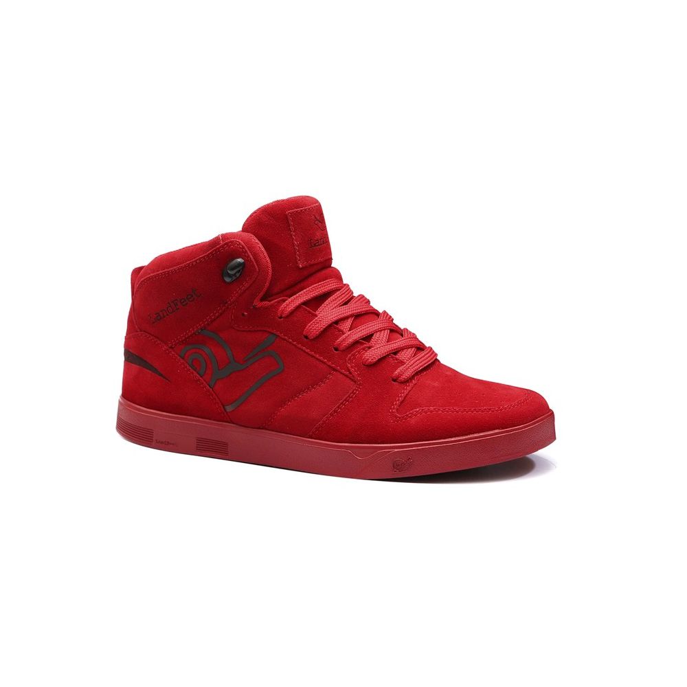COMBO TÊNIS SKATE EMBARCADERO X VERMELHO BONÉ- LANDFEET 