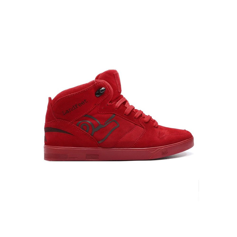 COMBO TÊNIS SKATE EMBARCADERO X VERMELHO BONÉ- LANDFEET 