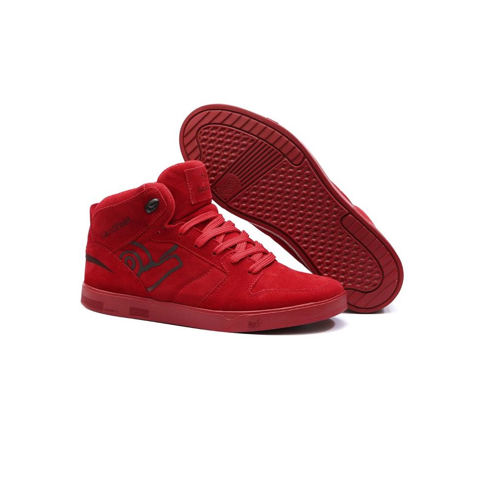 COMBO TÊNIS SKATE EMBARCADERO X VERMELHO BONÉ- LANDFEET 