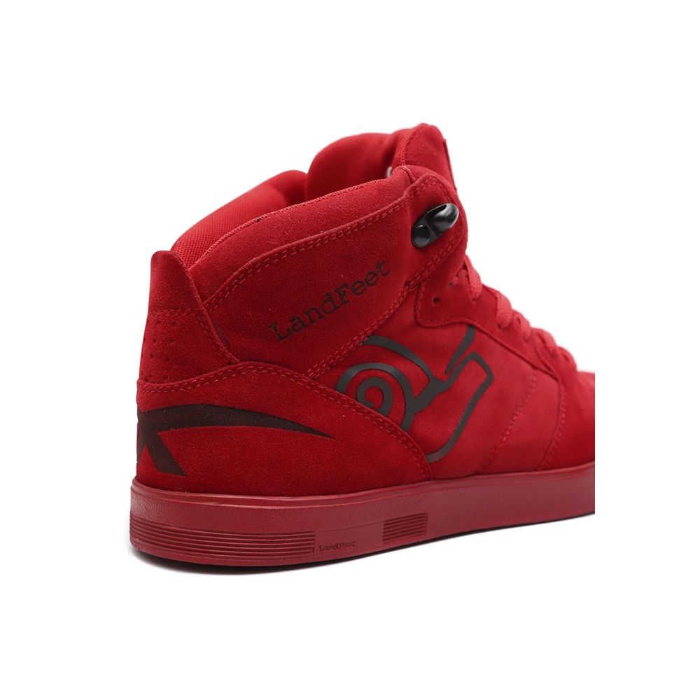 COMBO TÊNIS SKATE EMBARCADERO X VERMELHO BONÉ- LANDFEET 