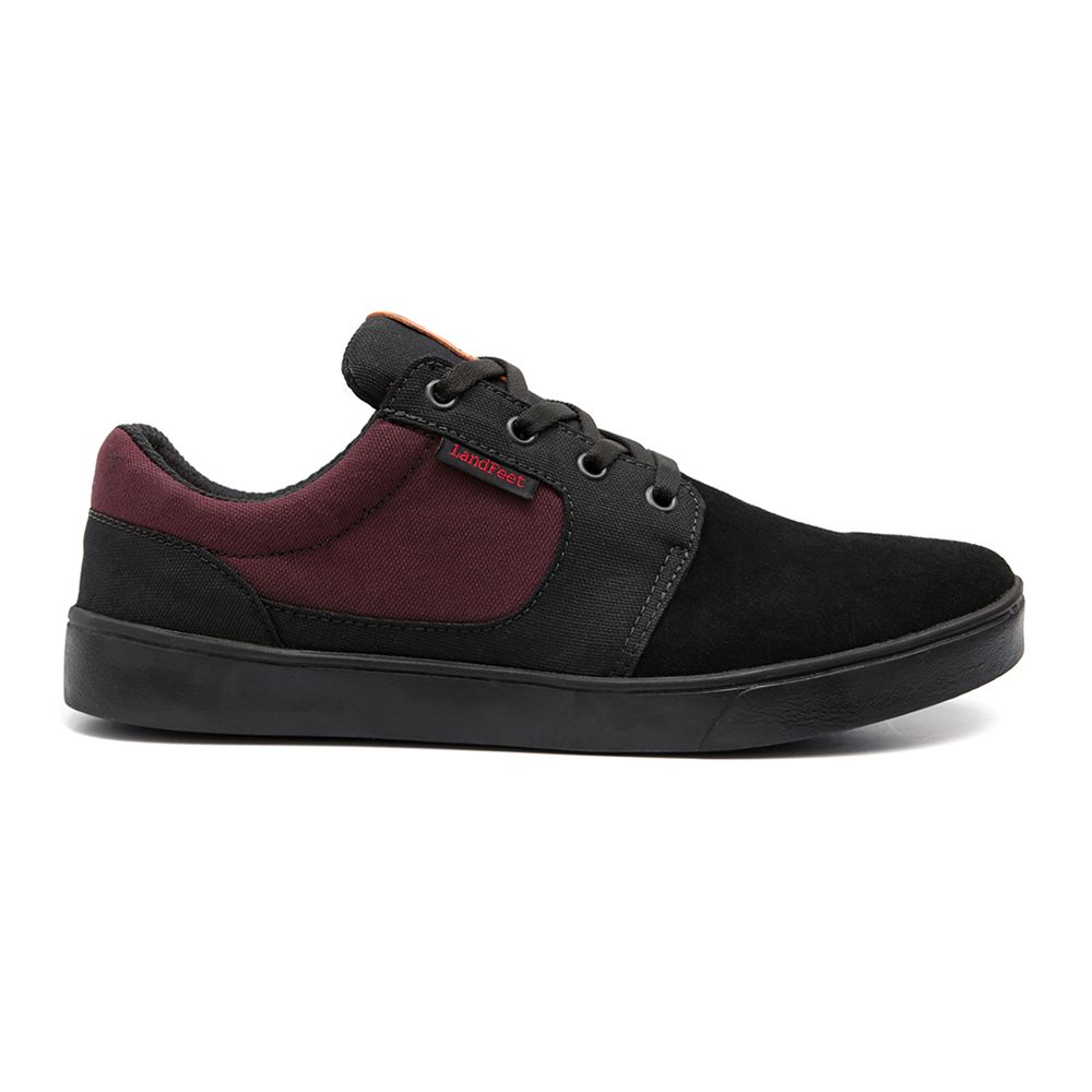 TÊNIS SKATE LION PRETO-BORDO - LANDFEET 