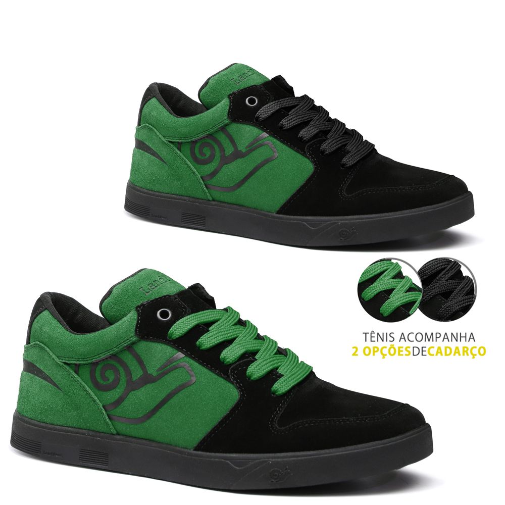 Tenis Skate Embarcadero Low Preto Verde