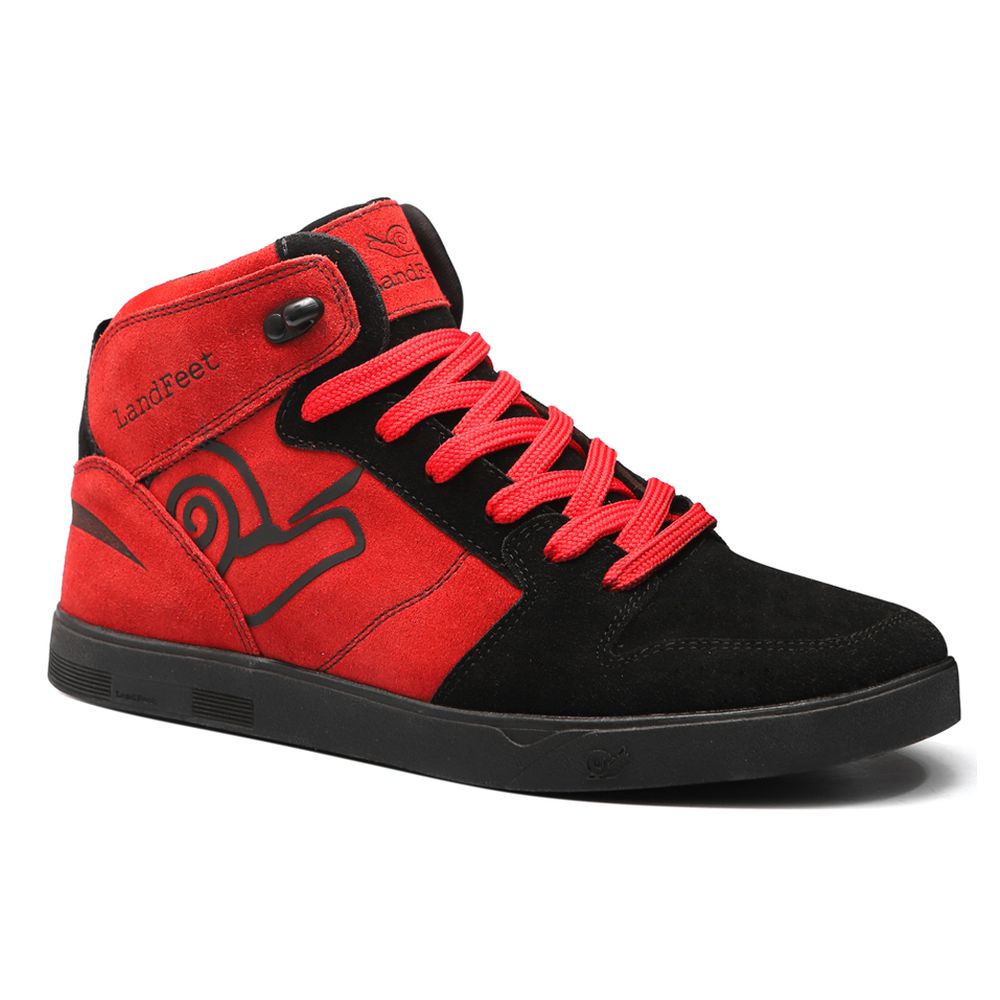 Tênis Skate Embarcadero X Preto e Vermelho - Landfeet 