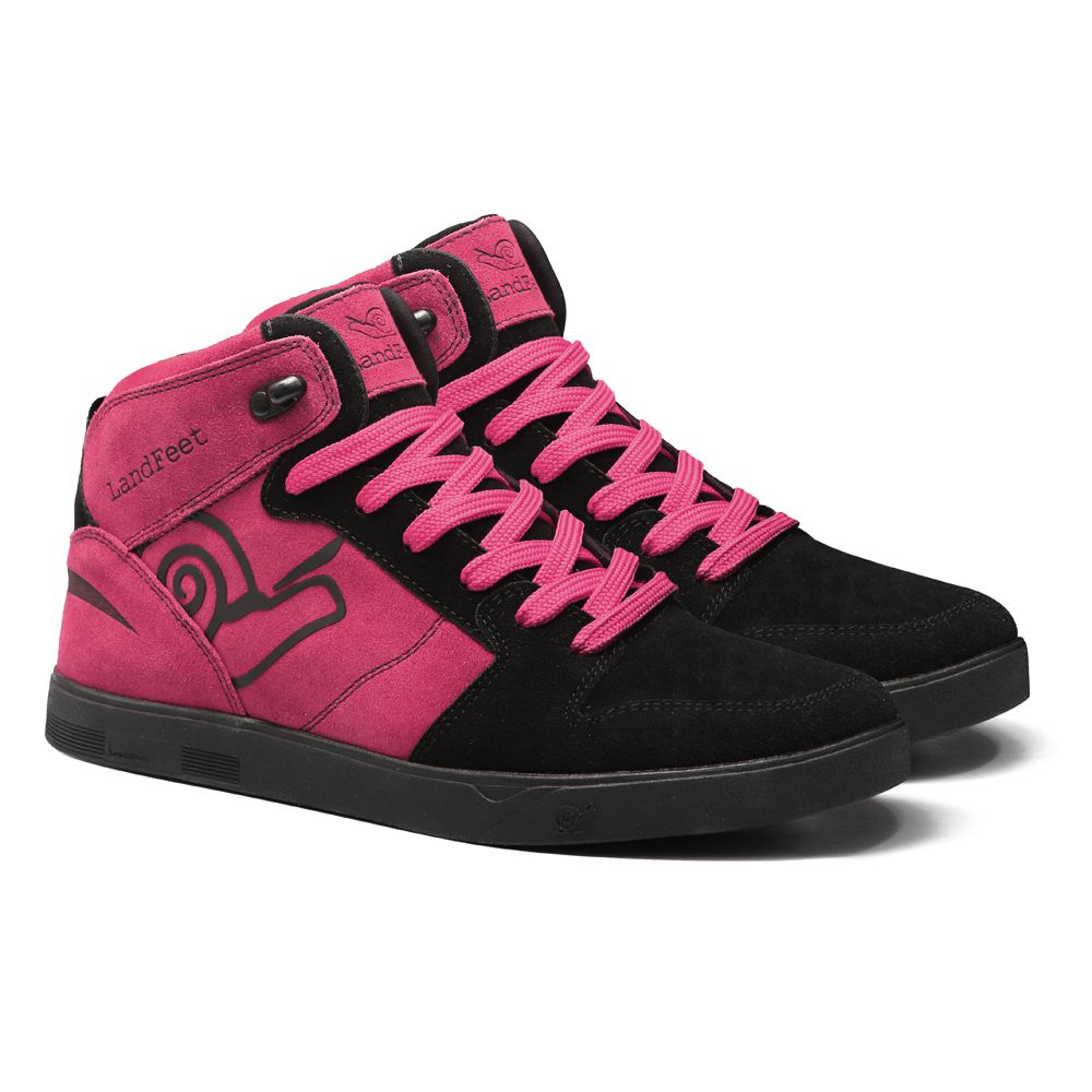 Tênis Skate Embarcadero X Preto e Rosa - Landfeet