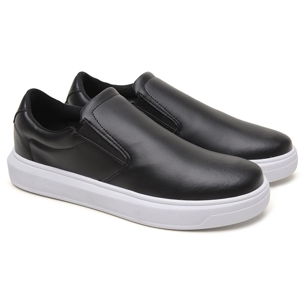 Slip On Masculino Milano - Preto - MILANO PRETO - LARETTO