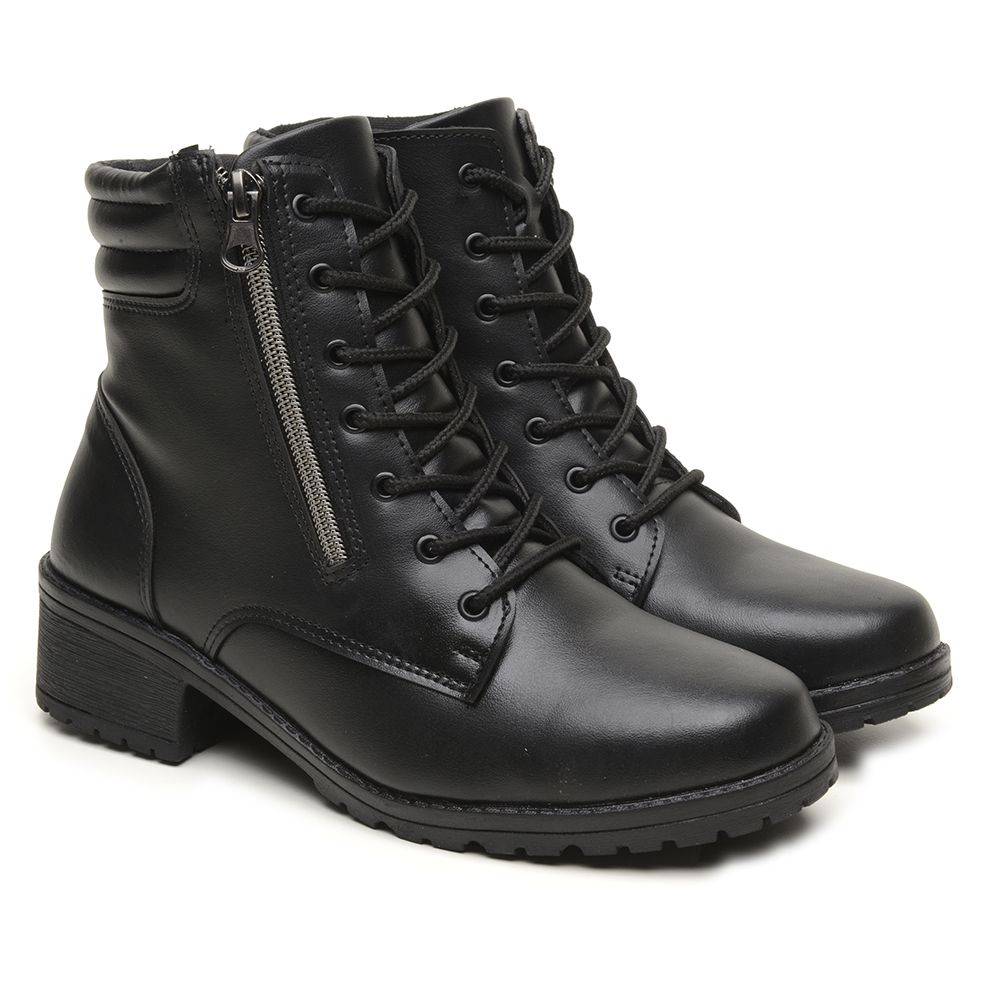 Bota Feminina Thais - Preta - THAIS PRETA - LARETTO