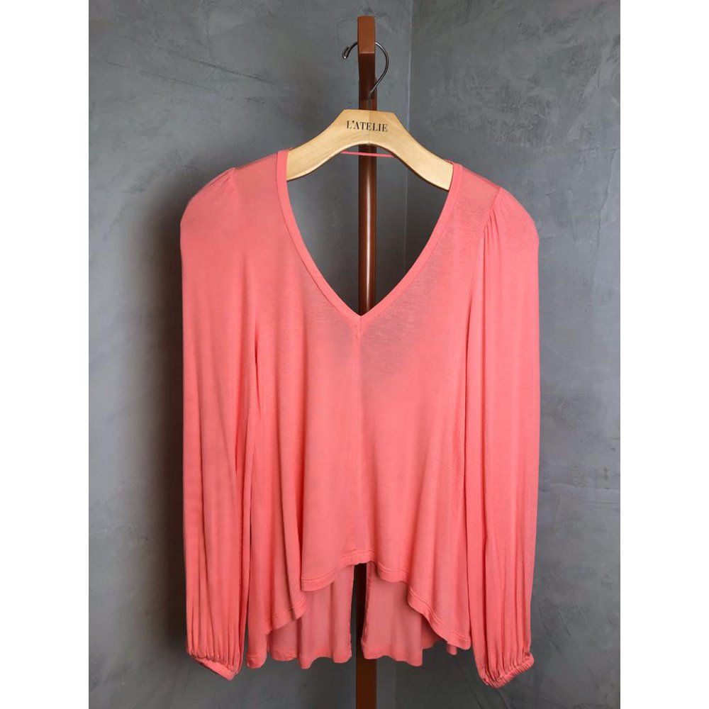 BLUSA MANGA LONGA HOUSTON CORAL