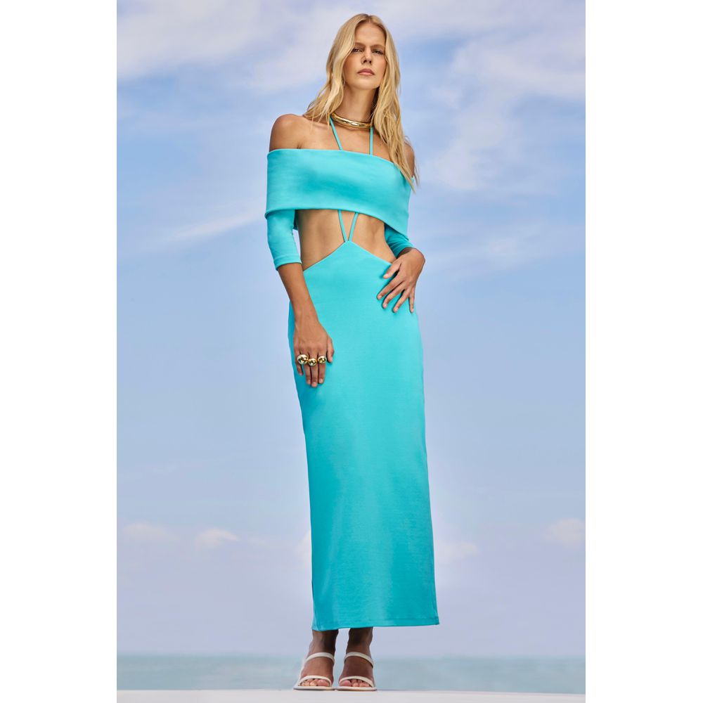 VESTIDO IRIS AZUL - Le Preppy