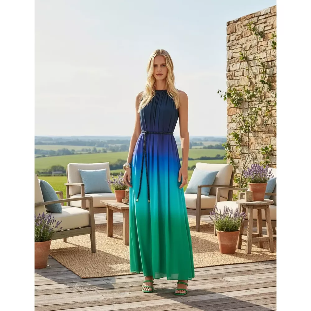 VESTIDO ESTAMPA DE CORES - Le Preppy