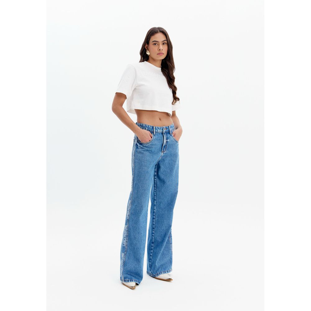 CALÇA JEANS WIDE LEG - Le Preppy