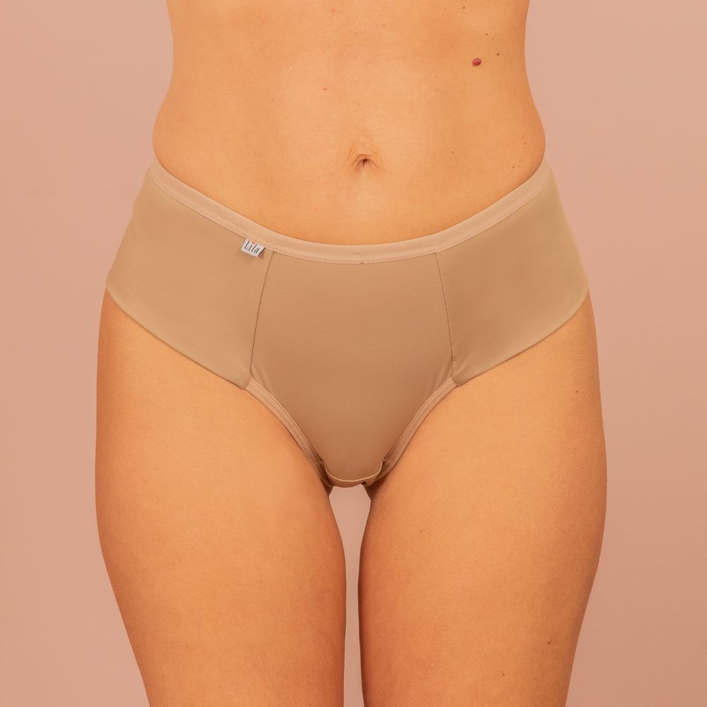 Fio Duplo Cós Alto 0008 - CHOCOLATE - LILA LINGERIE
