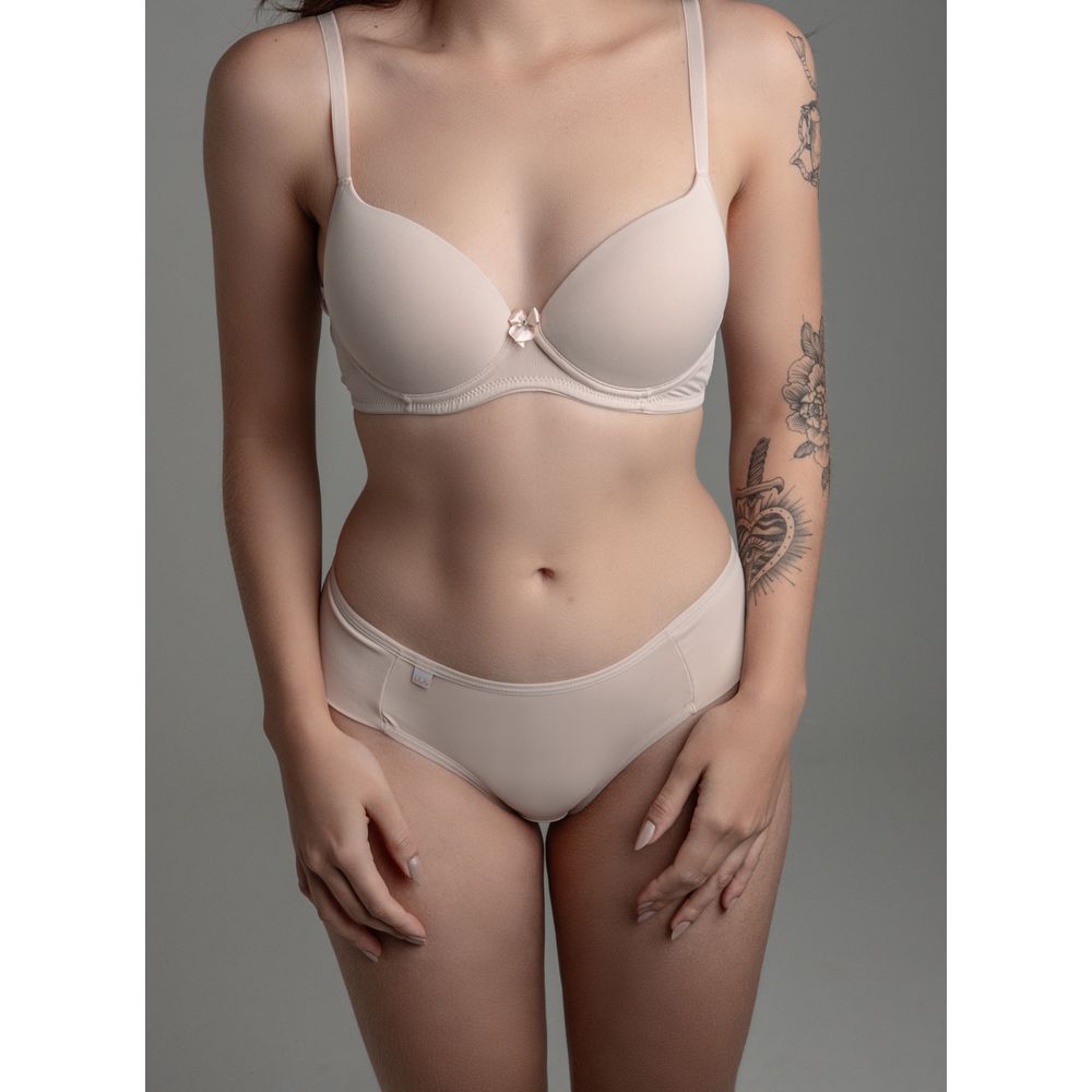 Conjunto Básico com Bojo 1034 - NUDE - LILA LINGERIE