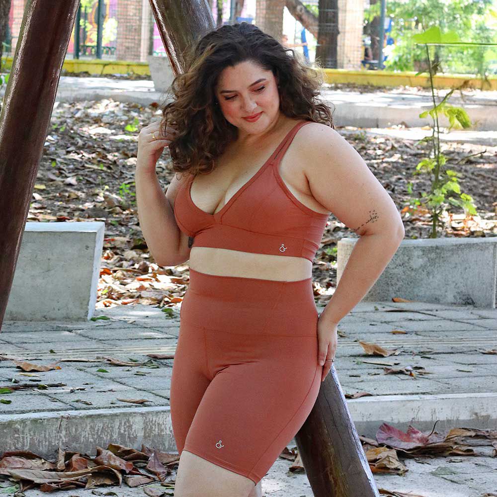 Short Adriele - Coleção Fitness - Linhas & Cores