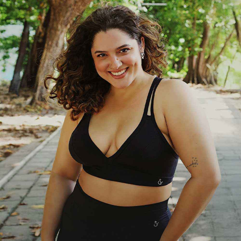 Top Emana Adriana - Coleção Fitness - Linhas & Cores