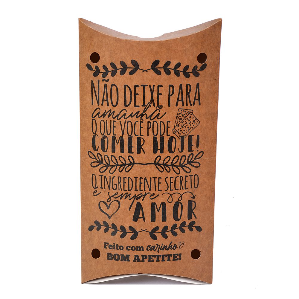 Caixa de Pastel Tam.25 - Kraft (PCT 100 unids) - Embalt Embalagens 