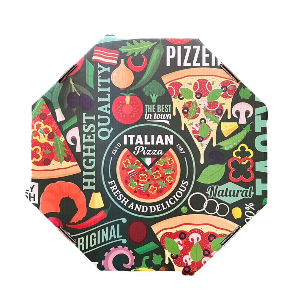 Caixas De Pizza Oitavada Fotográfica Tam. 35 - Ita... - Embalt Embalagens 