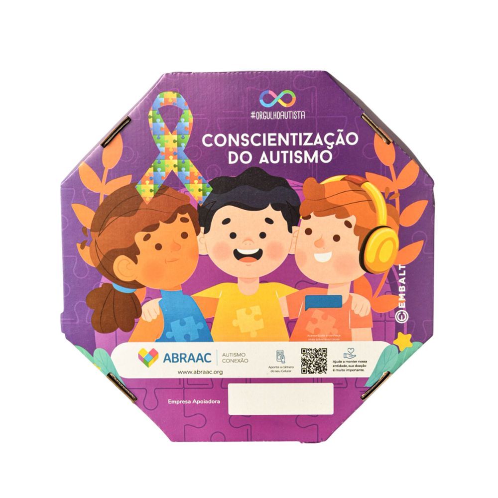 Caixas De Pizza Oitavada Fotográfica Tam. 35 - Org... - Embalt Embalagens 