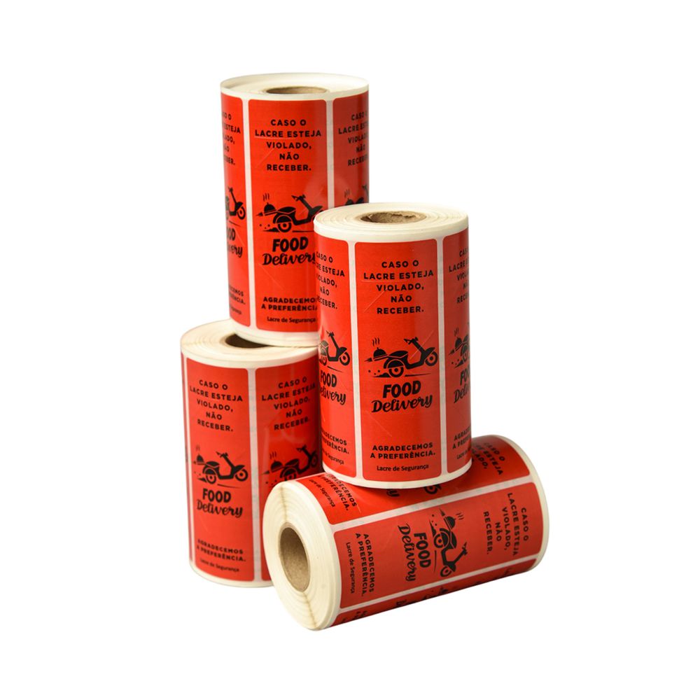 Lacre de Segurança - Pct 500 un - Embalt Embalagens 